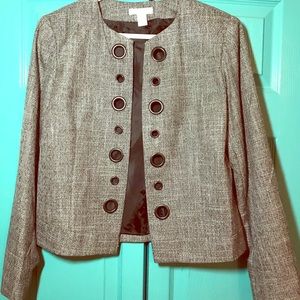 NWT - Dress Barn women’s S black & tan blazer